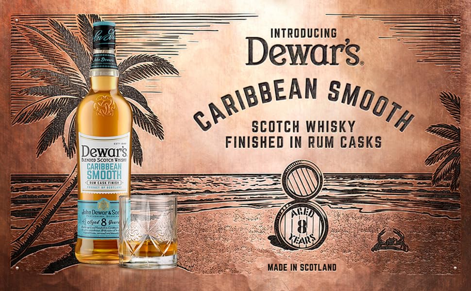 画像1: デュワーズ カリビアンスムース 8年 700ml